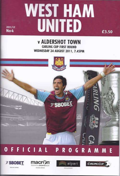 West Ham United FC v Aldershot Town F.C